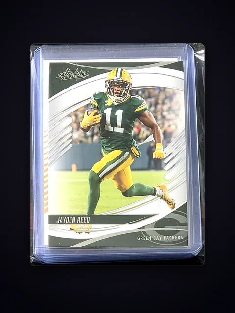 2026 Topps Composite Green Bay Packers card lot stacked in a sleeve